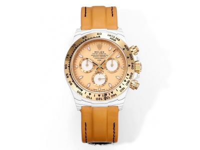 TW Factory ROLEX Cosmic Chronograph Daytona Series Rose gold steel case with Black  numbers diameter 40mm Watch